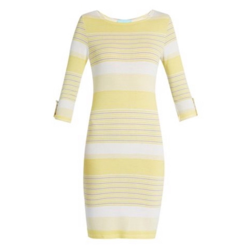 MELISSA ODABASH Knit Dress‎ Maddie Striped Small